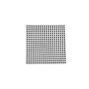 Plasa din plastic pentru brodat si tapiko, 8 x 8 cm, Patrat alb