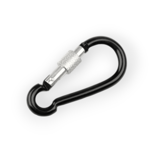 Carabina metalica cu prindere de siguranta 30 x 60 mm, Negru