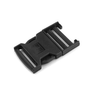 Catarama trident din plastic pentru textile, latime 40 mm, dimensiuni 44 x 73 mm Negru