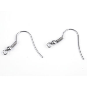 Set 2 tortite pentru cercei din otel chirurgical 21 mm