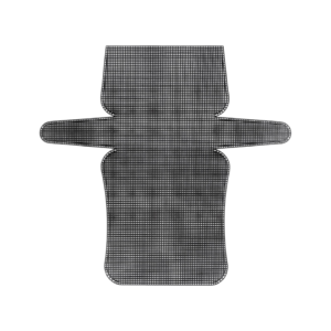 Sablon broderie din plastic pentru geanta 54 x 50.5 cm, Negru