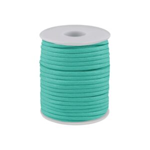 Cordelina paracord Crisalida, diametru 4 mm, 23 m, Verde menta