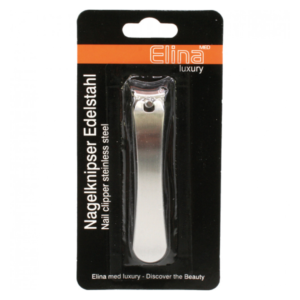 Unghiera mare ElinaMed, ideala pentru pedichiura, din inox mat, 9 cm